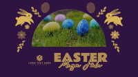 Cute Easter Bunny Facebook event cover Image Preview