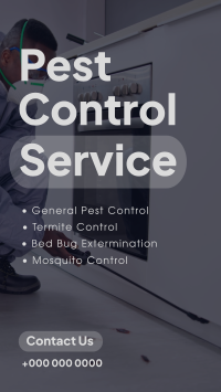 Minimalist Pest Control YouTube short Image Preview