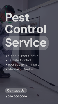 Minimalist Pest Control YouTube Short Image Preview