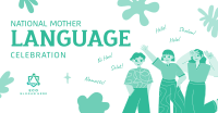 Celebrate Mother Language Day Facebook ad Image Preview