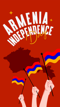 Celebrate Armenia Independence Instagram Reel Image Preview