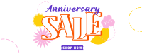 Hippie Anniversary Sale Facebook cover Image Preview