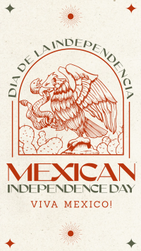 Retro Mexican Independence Day Facebook story Image Preview