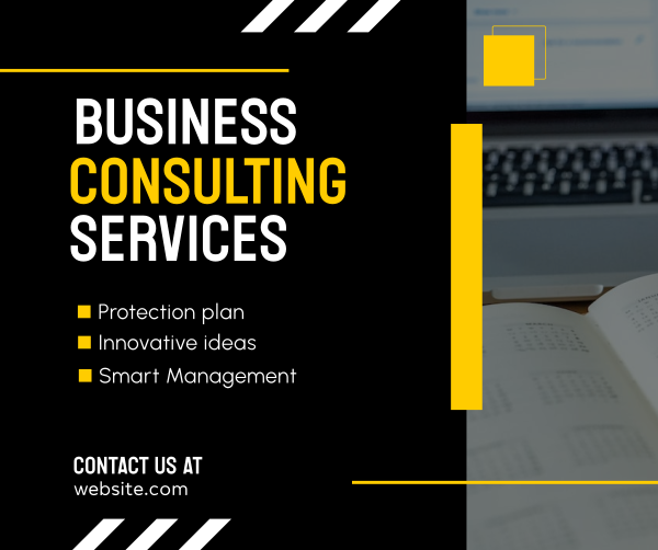 Business Consulting Facebook Post Design