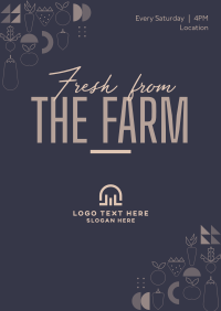 Fresh from the Farm Poster Design