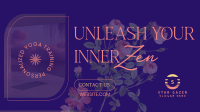 Yoga Floral Zen Facebook Event Cover Image Preview