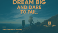 Dream Big Motivation Video Image Preview