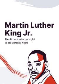 Martin Luther Portrait Flyer Design