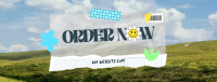 Order Now Minimalist Facebook Cover Preview