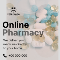 Modern Online Pharmacy Linkedin Post Image Preview