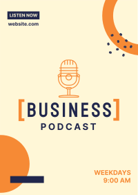 Business Podcast Flyer Image Preview