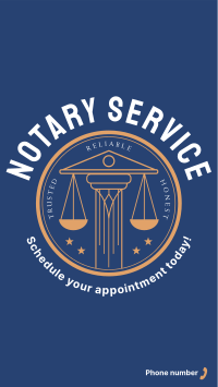 Notary Seal Instagram Story Design
