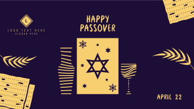 Passover Day Haggadah Zoom background Image Preview