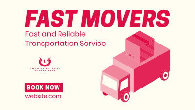 Fast Movers Service Facebook Event Cover Image Preview