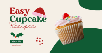 Christmas Cupcake Recipes Facebook ad Image Preview