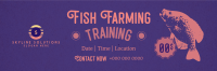 Fish Farming Training Twitter Header Image Preview