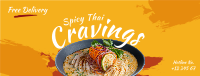 Spicy Thai Cravings Facebook Cover Design