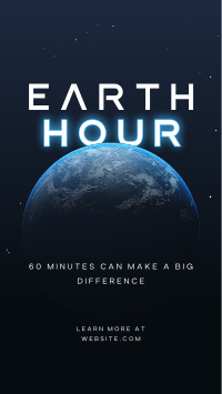 60 Minutes Earth Instagram reel Image Preview