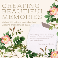 Creating Beautiful Memories Instagram Post Design