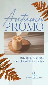 Autumn Coffee Promo Facebook Story Design