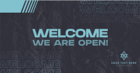 Grunge Welcome Texture  Facebook ad Image Preview
