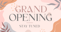 Elegant Leaves Grand Opening Facebook Ad Image Preview