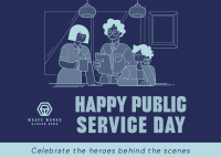 UN Public Service Day Postcard Image Preview