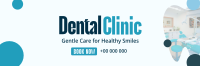 Professional Dental Clinic Twitter Header Image Preview