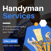 Handyman Services Instagram Post Design