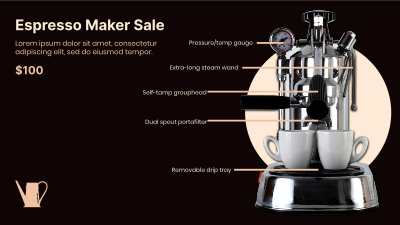 Espresso Maker Facebook event cover Image Preview
