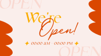 We're Open Now Video Image Preview