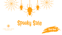 Spider Spooky Sale Facebook event cover Image Preview