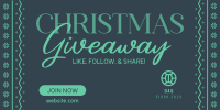 Christmas Giveaway Promo Twitter Post Image Preview