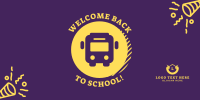 Welcome Back School Bus Twitter post Image Preview