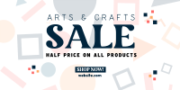 Art Supply Clearance Twitter post Image Preview