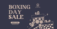 Boxing Day Flash Sale Facebook Ad Design