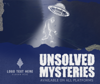 Rustic Unsolved Mysteries Facebook Post Design