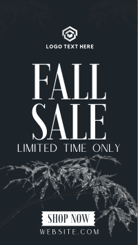 Fall Season Sale Facebook Story Design