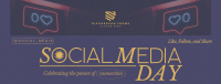 Modern Social Media Day Facebook Cover Image Preview