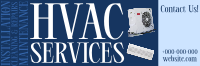 Editorial HVAC Service Twitter Header Image Preview
