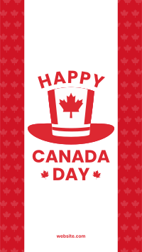 Canada  Hat Instagram Story Design