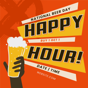 Beer Day Promo Instagram post Image Preview