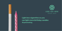 Less Cigarettes Twitter post Image Preview