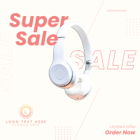 Super Sale Headphones Instagram Post Design