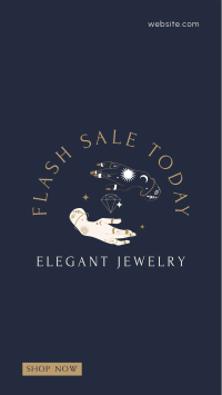 Jewelry Flash Sale Facebook Story Design