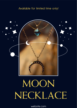 Moon Necklace Flyer Image Preview