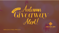 Autumn Giveaway Alert Animation Image Preview