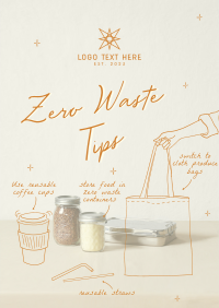 Zero Waste Tips Flyer Image Preview