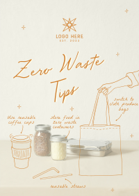 Zero Waste Tips Flyer Image Preview
