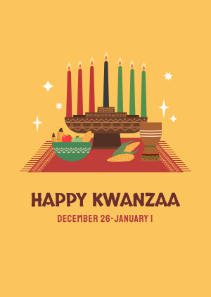 Bright Kwanzaa Poster Image Preview